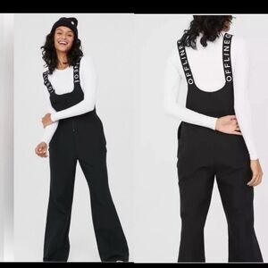 AERIE Offline Chillside Collection Black Ski Snow Suit Medium NWT